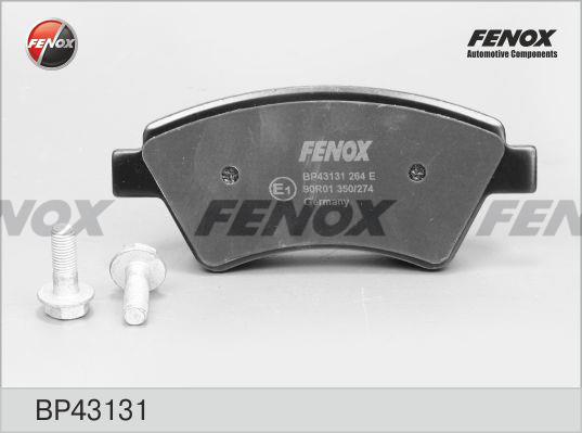 Fenox BP43131 Тормозные колодки дисковые, комплект BP43131: Отличная цена - Купить в Польше на 2407.PL!