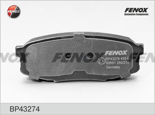 Fenox BP43274 Brake Pad Set, disc brake BP43274: Buy near me in Poland at 2407.PL - Good price!