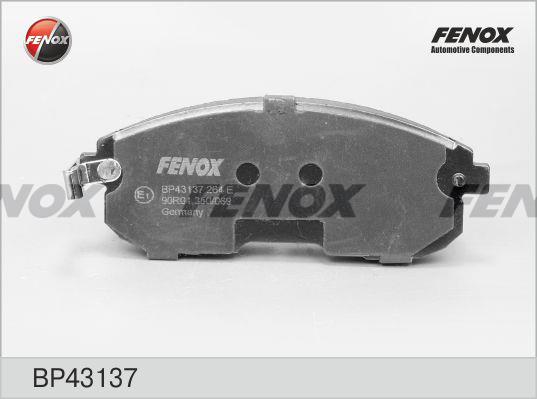 Fenox BP43137 Тормозные колодки дисковые, комплект BP43137: Отличная цена - Купить в Польше на 2407.PL!