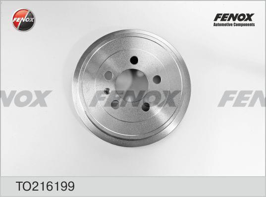 Fenox TO216199 Rear brake drum TO216199: Buy near me at 2407.PL in Poland at an Affordable price!