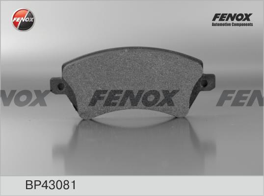 Fenox BP43081 Гальмівні колодки, комплект BP43081: Приваблива ціна - Купити у Польщі на 2407.PL!