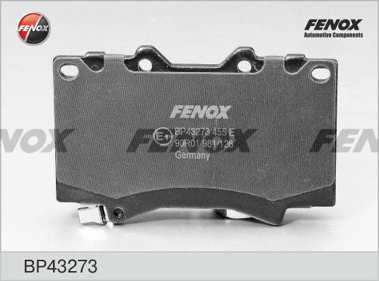 Fenox BP43273 Brake Pad Set, disc brake BP43273: Buy near me in Poland at 2407.PL - Good price!