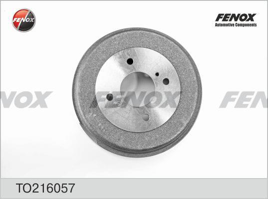 Fenox TO216057 Rear brake drum TO216057: Buy near me in Poland at 2407.PL - Good price!