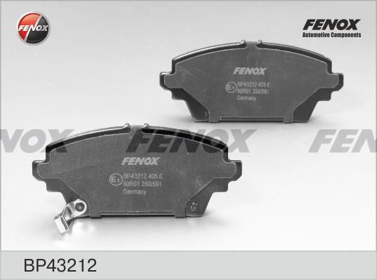 Fenox BP43212 Тормозные колодки дисковые, комплект BP43212: Отличная цена - Купить в Польше на 2407.PL!