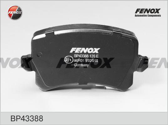 Fenox BP43388 Тормозные колодки дисковые, комплект BP43388: Отличная цена - Купить в Польше на 2407.PL!
