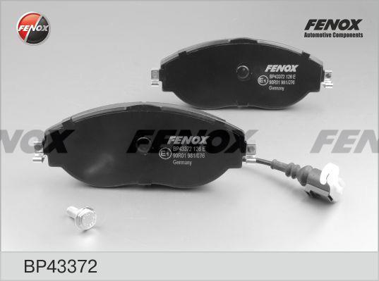 Fenox BP43372 Тормозные колодки дисковые, комплект BP43372: Отличная цена - Купить в Польше на 2407.PL!