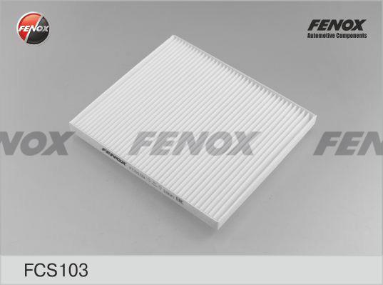 Fenox FCS103 Фільтр салону FCS103: Приваблива ціна - Купити у Польщі на 2407.PL!