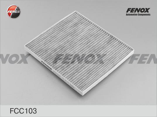 Fenox FCC103 Фільтр салону з активованим вугіллям FCC103: Приваблива ціна - Купити у Польщі на 2407.PL!