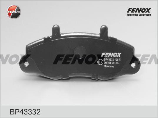 Fenox BP43332 Тормозные колодки дисковые, комплект BP43332: Отличная цена - Купить в Польше на 2407.PL!