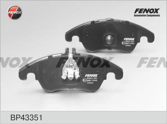 Fenox BP43351 Brake Pad Set, disc brake BP43351: Buy near me in Poland at 2407.PL - Good price!