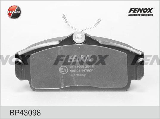 Fenox BP43098 Гальмівні колодки, комплект BP43098: Приваблива ціна - Купити у Польщі на 2407.PL!