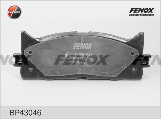 Fenox BP43046 Brake Pad Set, disc brake BP43046: Buy near me in Poland at 2407.PL - Good price!