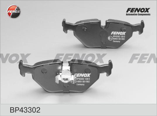 Fenox BP43302 Гальмівні колодки, комплект BP43302: Приваблива ціна - Купити у Польщі на 2407.PL!
