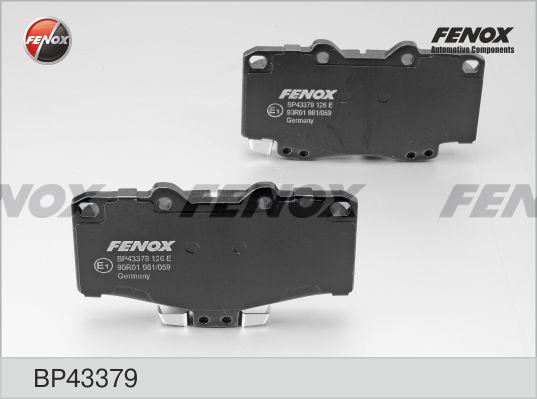 Fenox BP43379 Brake Pad Set, disc brake BP43379: Buy near me at 2407.PL in Poland at an Affordable price!