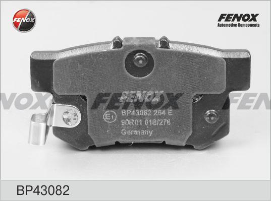 Fenox BP43082 Гальмівні колодки, комплект BP43082: Приваблива ціна - Купити у Польщі на 2407.PL!