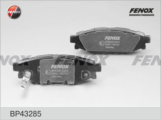 Fenox BP43285 Гальмівні колодки, комплект BP43285: Приваблива ціна - Купити у Польщі на 2407.PL!