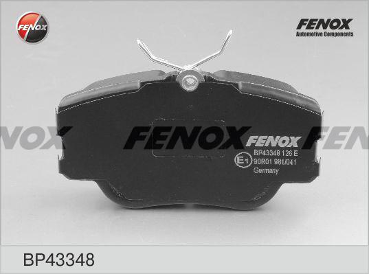 Fenox BP43348 Brake Pad Set, disc brake BP43348: Buy near me in Poland at 2407.PL - Good price!
