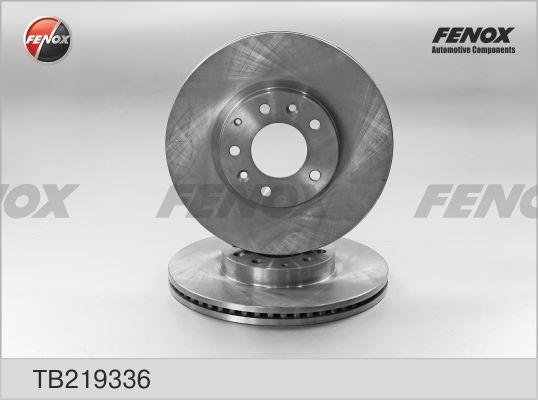 Fenox TB219336 Front brake disc ventilated TB219336: Buy near me in Poland at 2407.PL - Good price!
