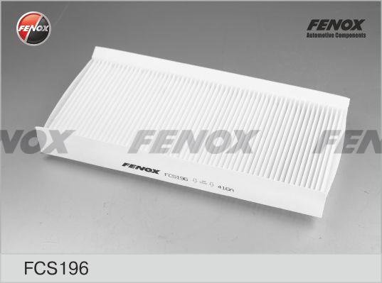 Fenox FCS196 Фильтр салона FCS196: Отличная цена - Купить в Польше на 2407.PL!