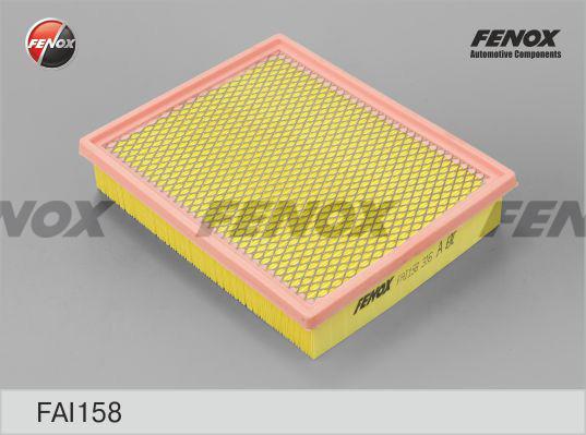 Fenox FAI158 Повітряний фільтр FAI158: Приваблива ціна - Купити у Польщі на 2407.PL!