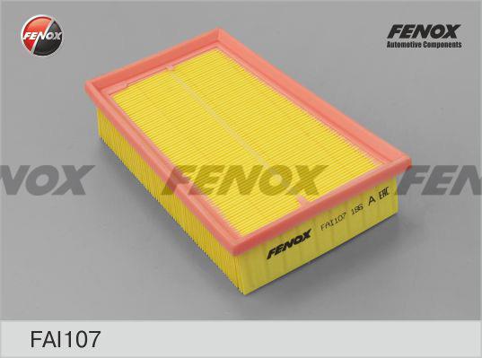 Fenox FAI107 Filtr powietrza FAI107: Dobra cena w Polsce na 2407.PL - Kup Teraz!