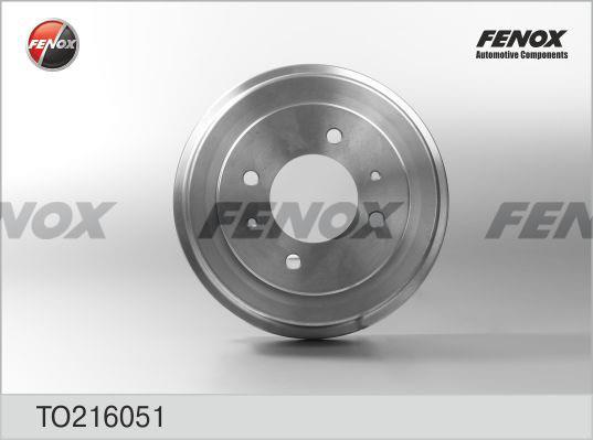 Fenox TO216051 Rear brake drum TO216051: Buy near me in Poland at 2407.PL - Good price!