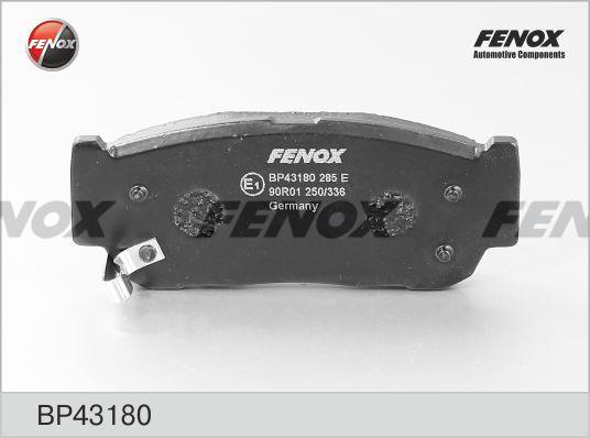 Fenox BP43180 Brake Pad Set, disc brake BP43180: Buy near me in Poland at 2407.PL - Good price!