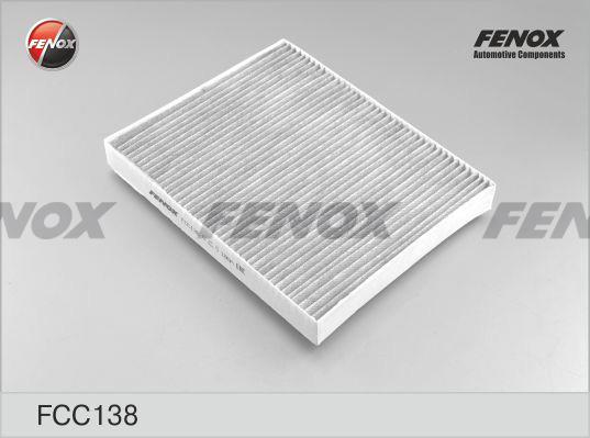 Fenox FCC138 Activated Carbon Cabin Filter FCC138: Buy near me in Poland at 2407.PL - Good price!