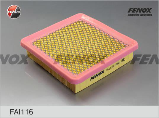 Fenox FAI116 Filtr powietrza FAI116: Dobra cena w Polsce na 2407.PL - Kup Teraz!