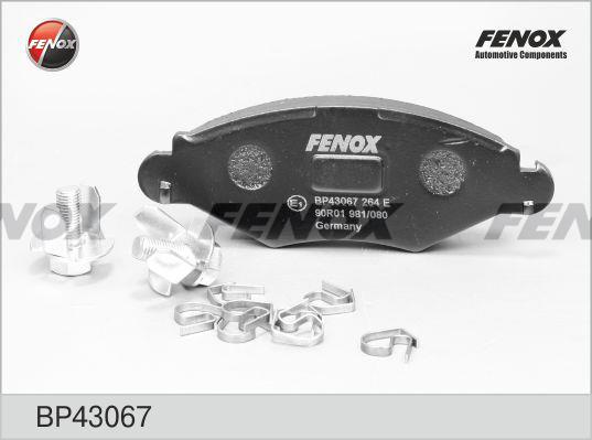 Fenox BP43067 Тормозные колодки дисковые, комплект BP43067: Отличная цена - Купить в Польше на 2407.PL!