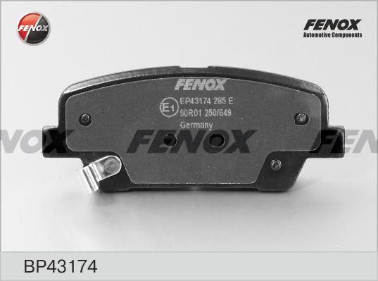 Fenox BP43174 Brake Pad Set, disc brake BP43174: Buy near me in Poland at 2407.PL - Good price!