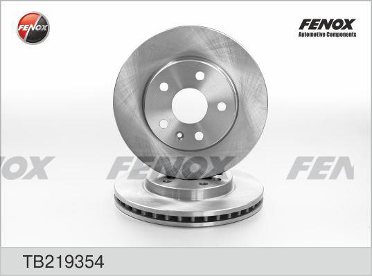 Fenox TB219354 Тормозной диск передний вентилируемый TB219354: Отличная цена - Купить в Польше на 2407.PL!