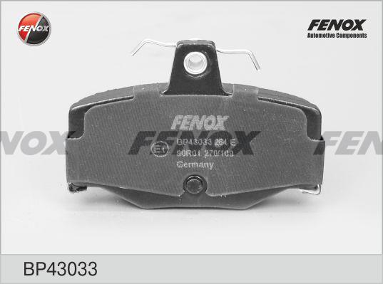 Fenox BP43033 Brake Pad Set, disc brake BP43033: Buy near me in Poland at 2407.PL - Good price!