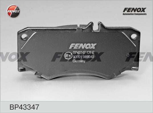 Fenox BP43347 Тормозные колодки дисковые, комплект BP43347: Отличная цена - Купить в Польше на 2407.PL!