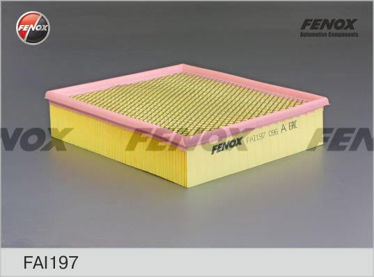 Fenox FAI197 Filtr powietrza FAI197: Dobra cena w Polsce na 2407.PL - Kup Teraz!