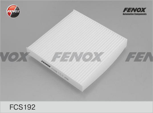 Fenox FCS192 Фильтр салона FCS192: Отличная цена - Купить в Польше на 2407.PL!
