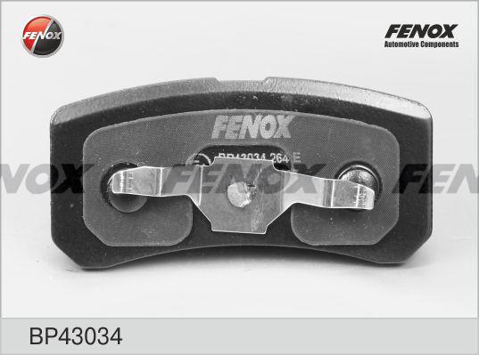 Fenox BP43034 Тормозные колодки дисковые, комплект BP43034: Отличная цена - Купить в Польше на 2407.PL!