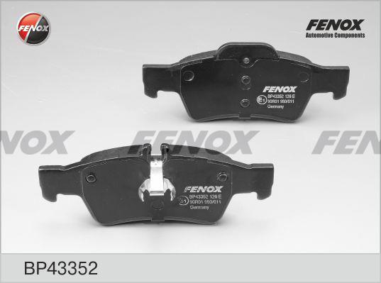 Fenox BP43352 Klocki hamulcowe, zestaw BP43352: Dobra cena w Polsce na 2407.PL - Kup Teraz!