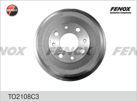 Fenox TO2108C3 Rear brake drum TO2108C3: Buy near me in Poland at 2407.PL - Good price!