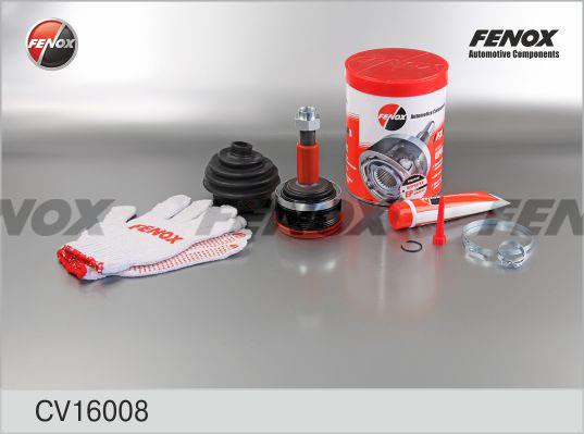 Fenox CV16008O7 Шарнир равных угловых скоростей (ШРУС) CV16008O7: Отличная цена - Купить в Польше на 2407.PL!