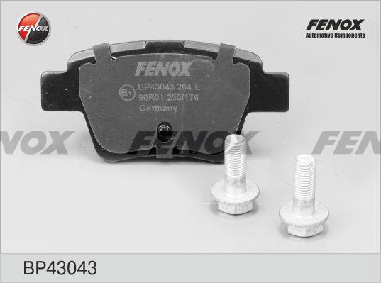 Fenox BP43043 Brake Pad Set, disc brake BP43043: Buy near me in Poland at 2407.PL - Good price!