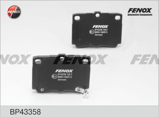 Fenox BP43358 Klocki hamulcowe, zestaw BP43358: Dobra cena w Polsce na 2407.PL - Kup Teraz!