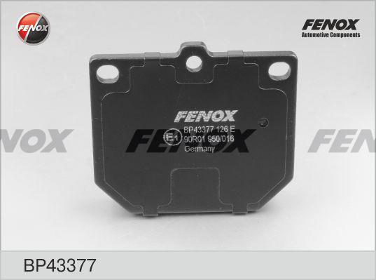 Fenox BP43377 Тормозные колодки дисковые, комплект BP43377: Отличная цена - Купить в Польше на 2407.PL!