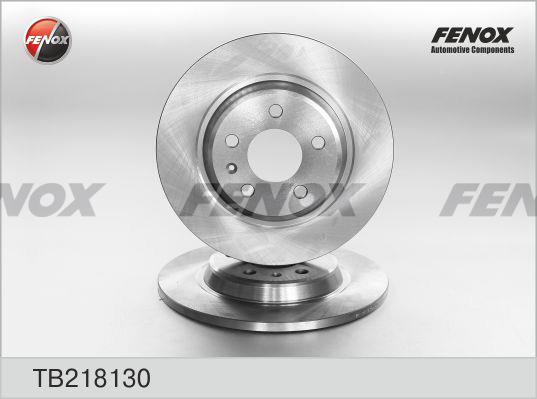Fenox TB218130 Тормозной диск задний невентилируемый TB218130: Отличная цена - Купить в Польше на 2407.PL!