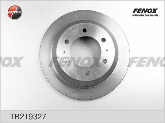 Fenox TB219327 Rear ventilated brake disc TB219327: Buy near me in Poland at 2407.PL - Good price!