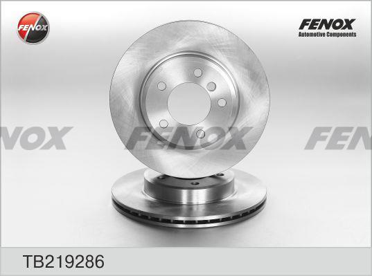 Fenox TB219286 Front brake disc ventilated TB219286: Buy near me in Poland at 2407.PL - Good price!
