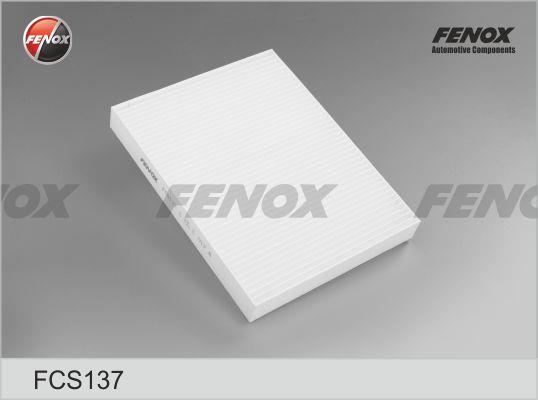 Fenox FCS137 Фильтр салона FCS137: Отличная цена - Купить в Польше на 2407.PL!