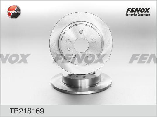Fenox TB218169 Тормозной диск задний невентилируемый TB218169: Отличная цена - Купить в Польше на 2407.PL!