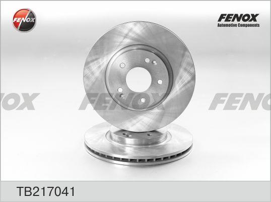 Fenox TB217041 Front brake disc ventilated TB217041: Buy near me in Poland at 2407.PL - Good price!