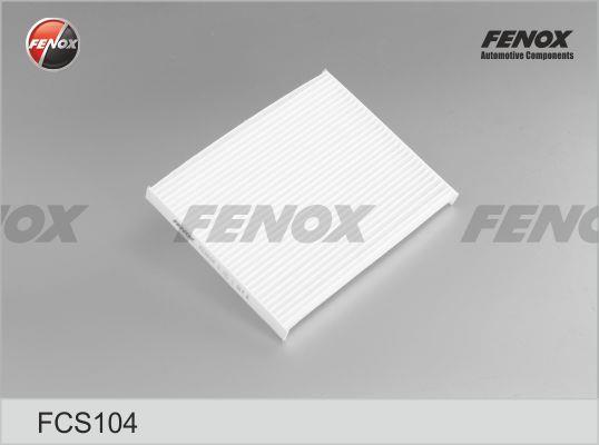 Fenox FCS104 Фильтр салона FCS104: Отличная цена - Купить в Польше на 2407.PL!